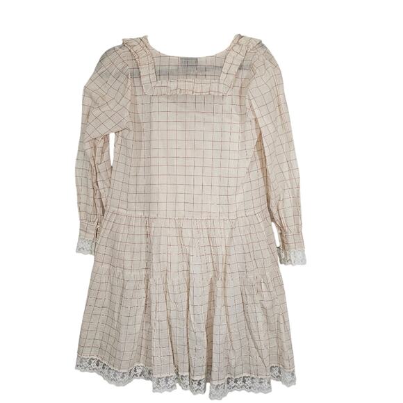 KOPAL Puri Cream Checked Tunic Dress - Picture 5 of 8